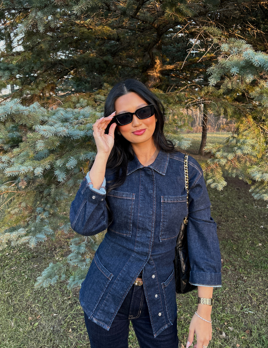 olivia bootcut jean dark authentic